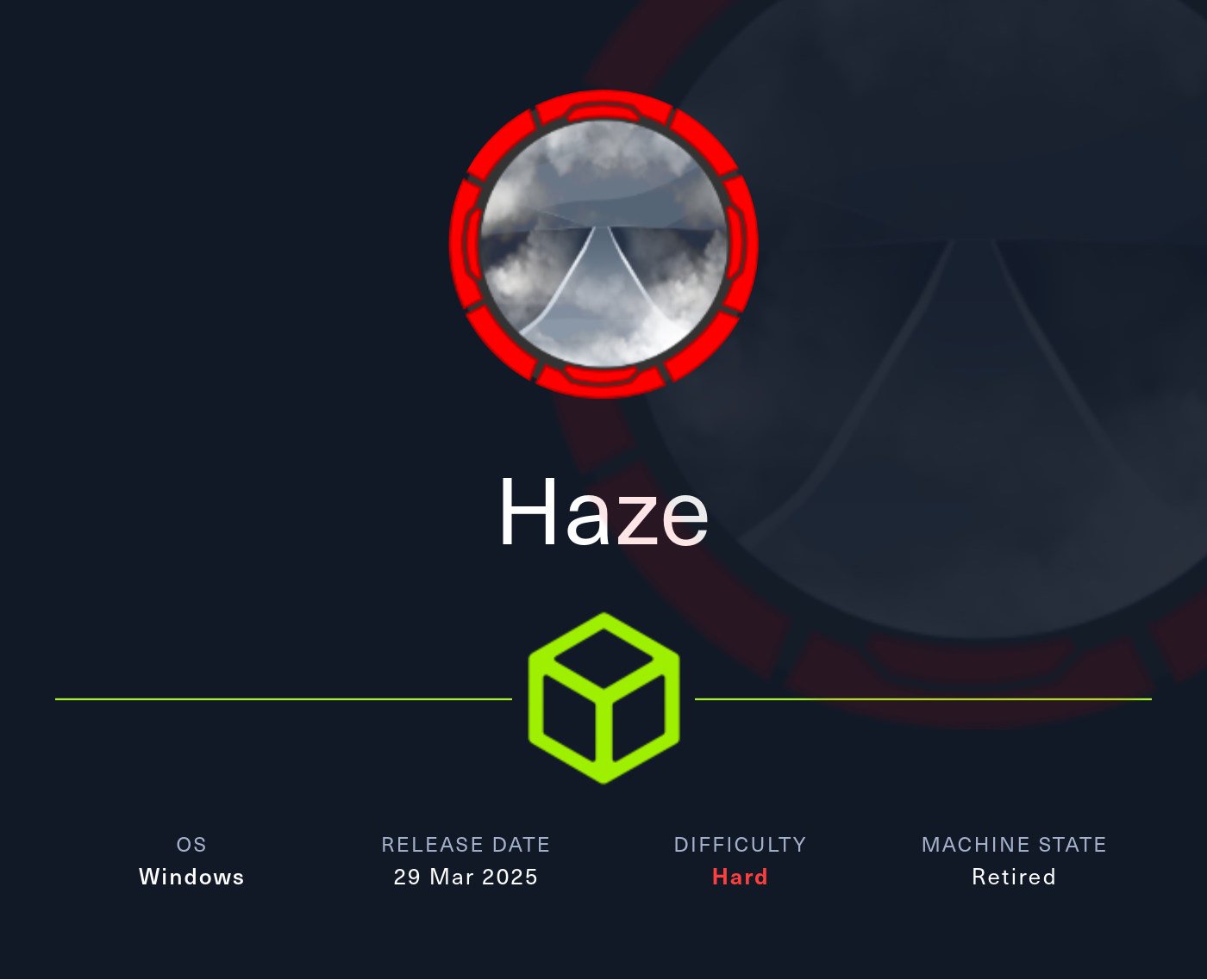 Haze Machine Walkthrough
